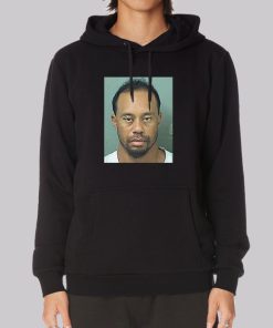 Funny Tiger Woods Mugshot Hoodie