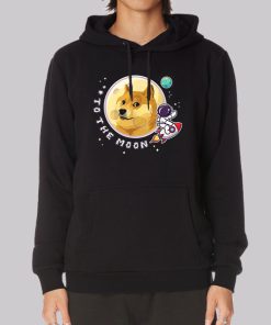 Funny to the Moon Doge Hoodie