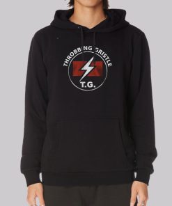 Logo Throbbing Gristle Merch Hoodie