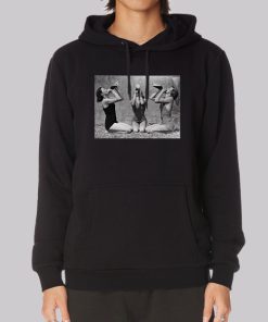 Mugshot Three Girlfriends Drinking Hoodie