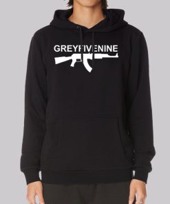 The Gun Grey Five Nine Hoodie Cheap | Made Printed