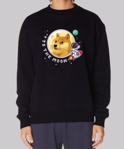 Funny to the Moon Doge Sweatshirt