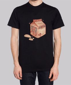 Cute Strawberry Milk Carton Shirt