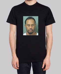 Funny Tiger Woods Mugshot Shirt