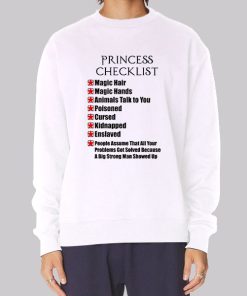 Checklist Princess Bucky Barnes Sweatshirt