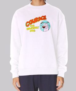 Funny Courage the Cowardly Dog Sweatshirt