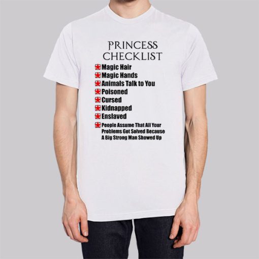 Checklist Princess Bucky Barnes Shirt