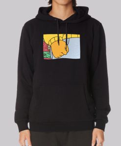 Arthur Clenched Fist Meme Hoodie
