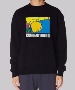 Arthur Clenched Fist Meme Current Mood Sweatshirt