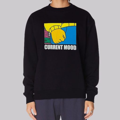 Arthur Clenched Fist Meme Current Mood Sweatshirt