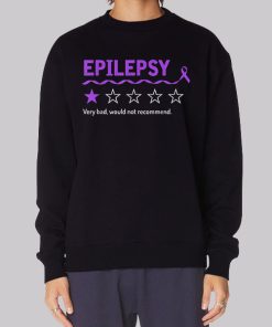 Funny Rate Review Epilepsy Sweatshirt
