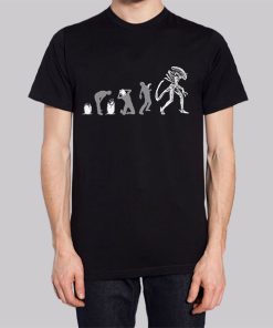 Aliens Evolution of Xenomorph Skull Shirt