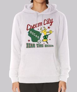 Cream City Milwaukee Bucks Fear the Deer Hoodie