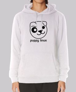 Funny Puppy Linux Hoodie
