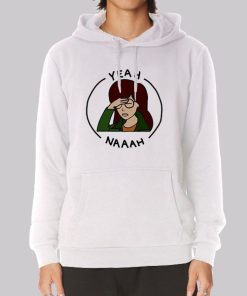 Vintage Yeah Naah Cartoon Daria Hoodie