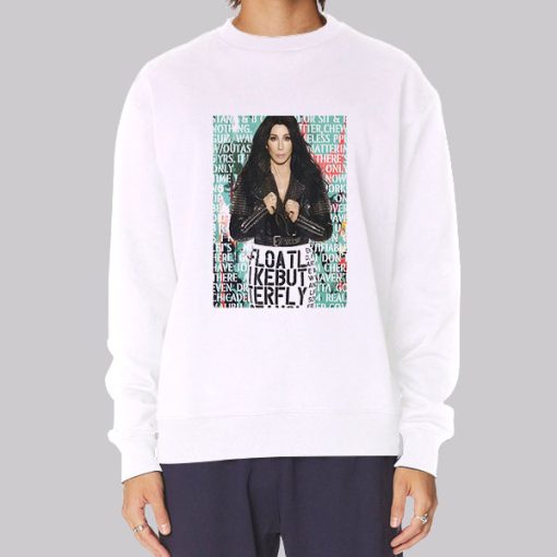 Mugshot Graphic Singer Cher Sweatshirt