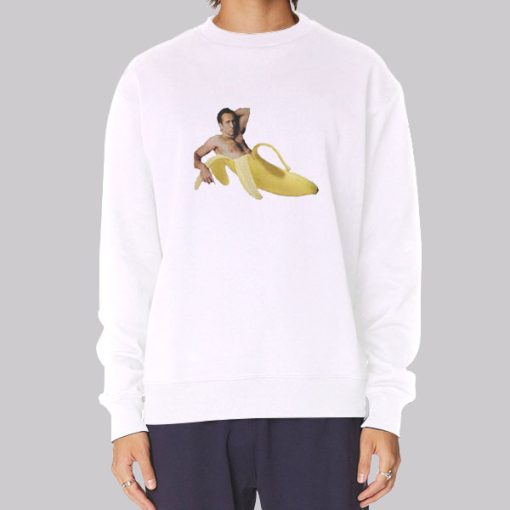Parody Banana Nicholas Cage Sweatshirt