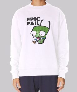 Vintage Epic Fail Invader Zim Sweatshirt