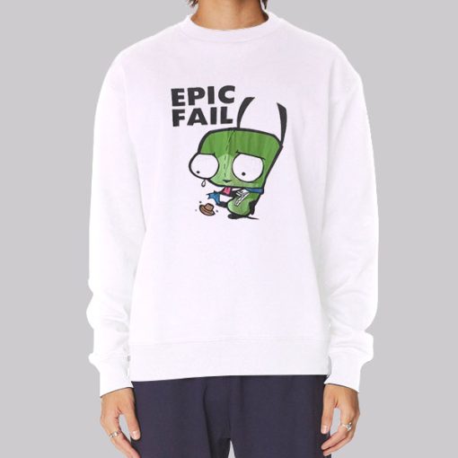Vintage Epic Fail Invader Zim Sweatshirt