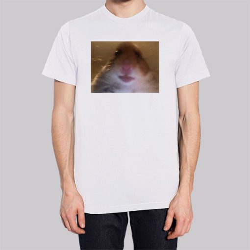 Funny Face Hamster Staring Shirt