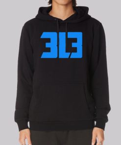 Aaron Glenn Detroit Lions 313 Hoodie