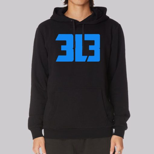 Aaron Glenn Detroit Lions 313 Hoodie