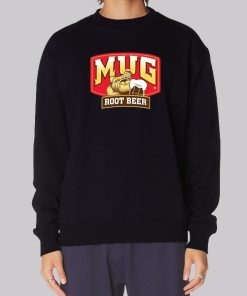 Dog Mug Root Beer Jersey Sweatshirt