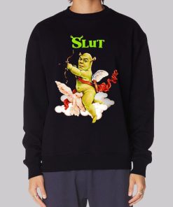 Funny Angel Shrek Slut Sweatshirt