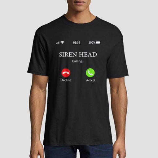 Funny Calling Siren Head Meme Shirt