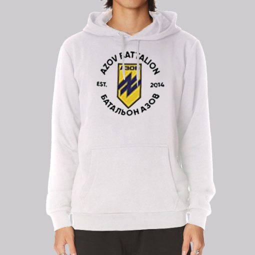 Azov Battalion Merch Por Les Hommes Hoodie