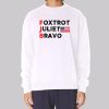 Foxtrot Juliet Bravo the Flag Sweatshirt