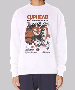 Vintage 90s Mugman Cuphead Sweatshirt