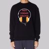 With Headphones Not Today Vecna Sweatshirt