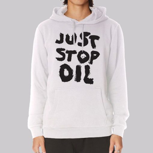 Support for Just Stop Oil Hoodie