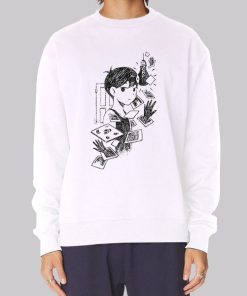 Omori Merch White Space Sweatshirt