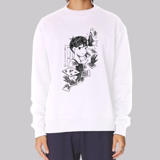 Omori Merch White Space Sweatshirt