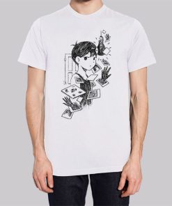 Omori Merch White Space Shirt