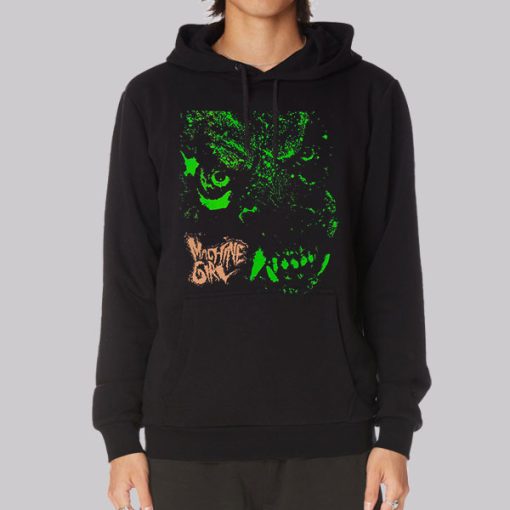 Machine Girl Merch Wolf Breakcore Hoodie Cheap | Made Printed