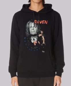 Rare 90s 1998 Vintage Raven Wcw Hoodie