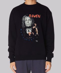 Rare 90s 1998 Vintage Raven Wcw Sweatshirt