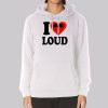 Funny Emoji I Love Loud Hoodie