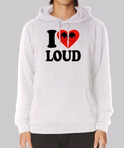 Funny Emoji I Love Loud Hoodie