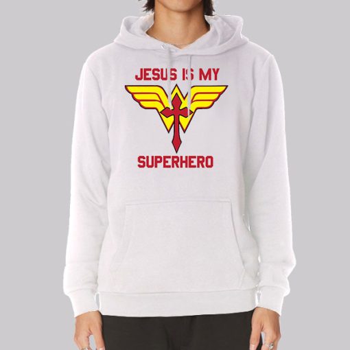 Funny Jesus Is My Superhero Hoodie