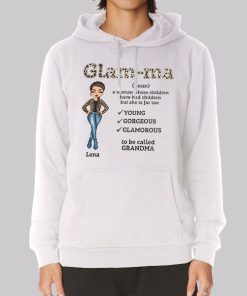 Mother's Day Gift Grandma Glamma Hoodie