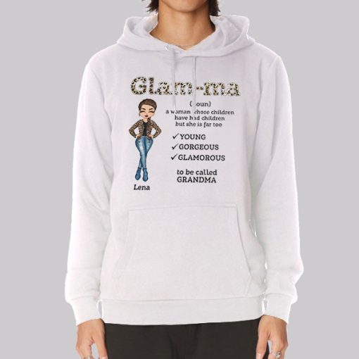 Mother's Day Gift Grandma Glamma Hoodie