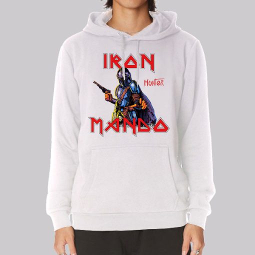 The Mandalorian Hunter Iron Mando Hoodie