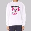 Bobalotl Kawaii Axolotl Drinking Boba Sweatshirt