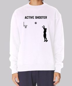 Support Basketball Active Shooter Sweatshirt