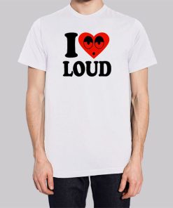 Funny Emoji I Love Loud Shirt