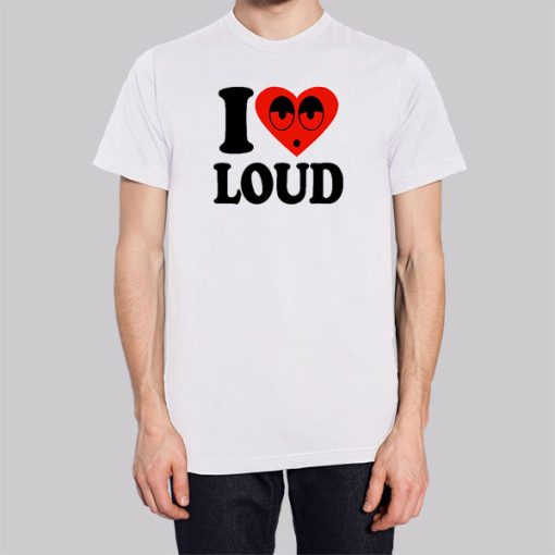 Funny Emoji I Love Loud Shirt